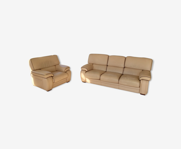Italian Off White Leather Sofa Selency Italian Off White Leather Sofa Selency, Off White Leather Sofa