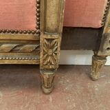 Louis XVI style bed in patinated hetre XX century