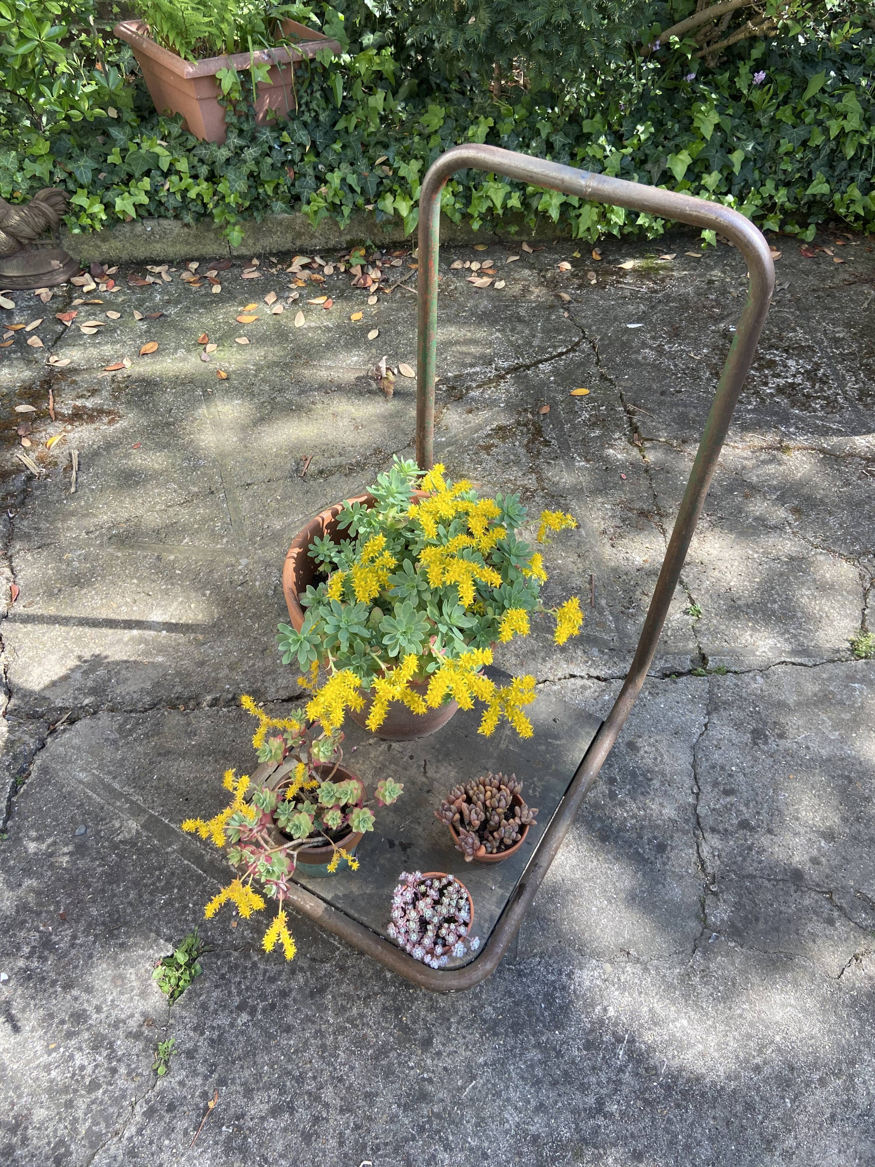 Vintage industrial trolley 1950