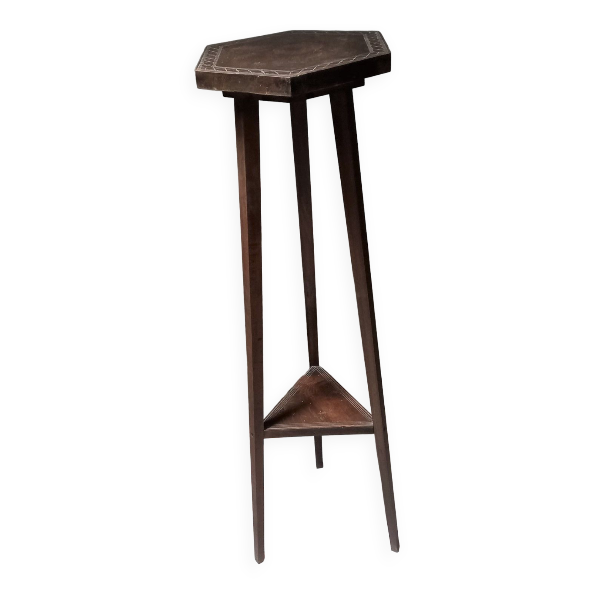 Art Deco Floral Console or Table