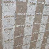 Steiner Paris white leather armchair