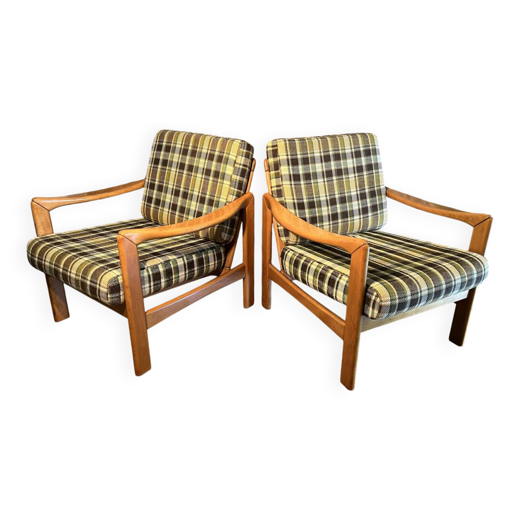 Pair of Scandinavian armchairs