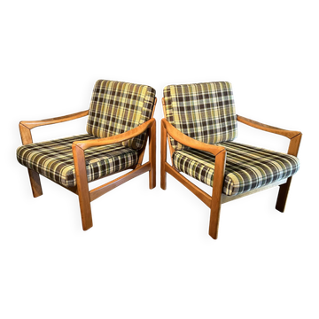 Pair of Scandinavian armchairs