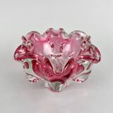 1960's Art Glass Bowl by Josef Hospodka for Chribska Glassworks, Czechoslovakia
