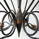 Lustre MiSiècle 12 Brass Arms attributed to Arredoluce 1950s