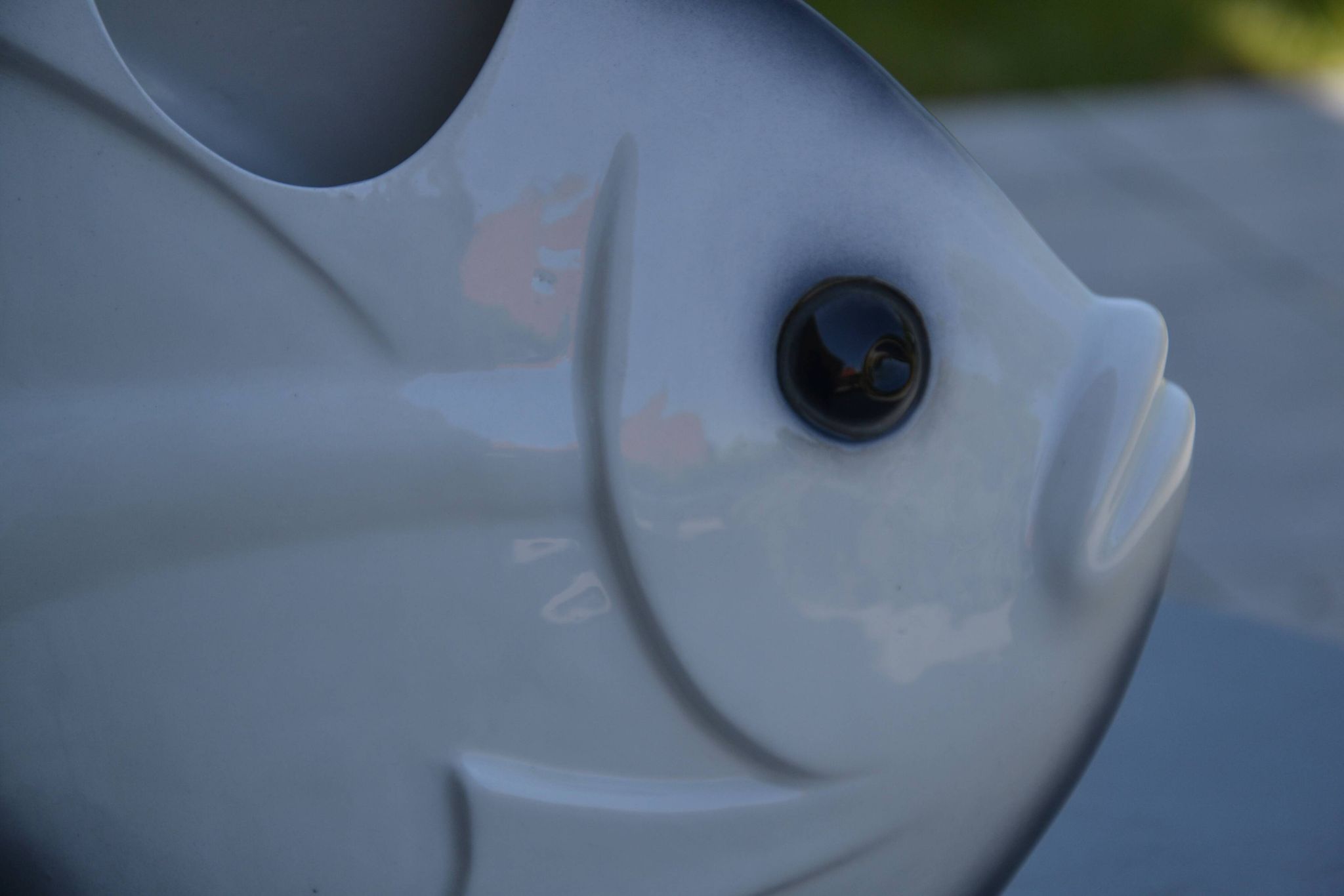 Vase/sculpture poisson des années 60
