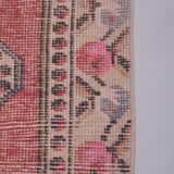 Vintage Turkish rug from Oushak, hand-woven 132x216 cm