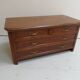Antique oak filing cabinet with drawers