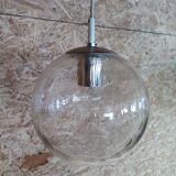 Bubbled glass globe pendant light. RAAK Amsterdam