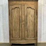 19th century raw chestnut country wardrobe