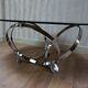 Mid-Century Space Age Round Coffee Table by Knut Hesterberg, 1960s