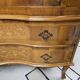 Scrétaire commode galbé marqueté