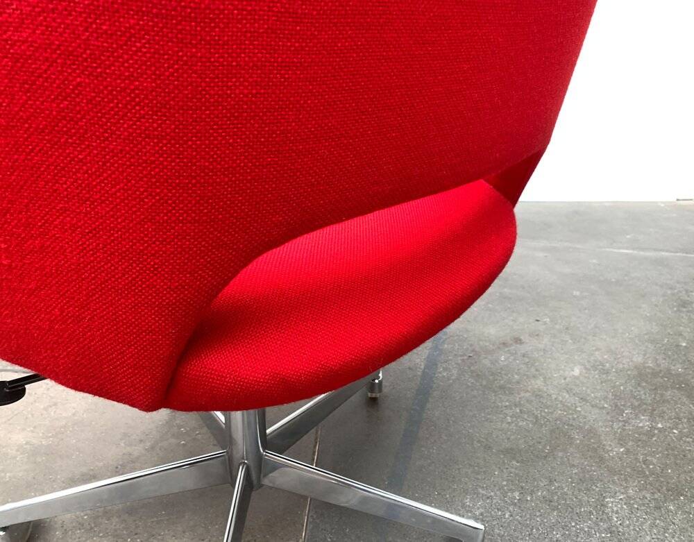 German swivel office chair Space Age mid-century by Egon Eiermann for Wilde + Spieth, 1960s