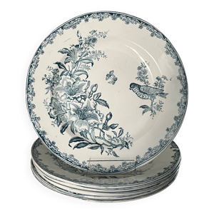 Léon Graves assiettes - terre fer