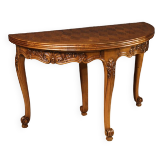 Table demi-lune française des années 60