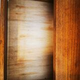 Scandinavian teak headboard – 1960s – Integrated bedside tables