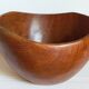 Solid wood cut bowl XXL freeform