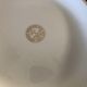 Soup bowl in white porcelain paste and enamels of limoges finish gilding