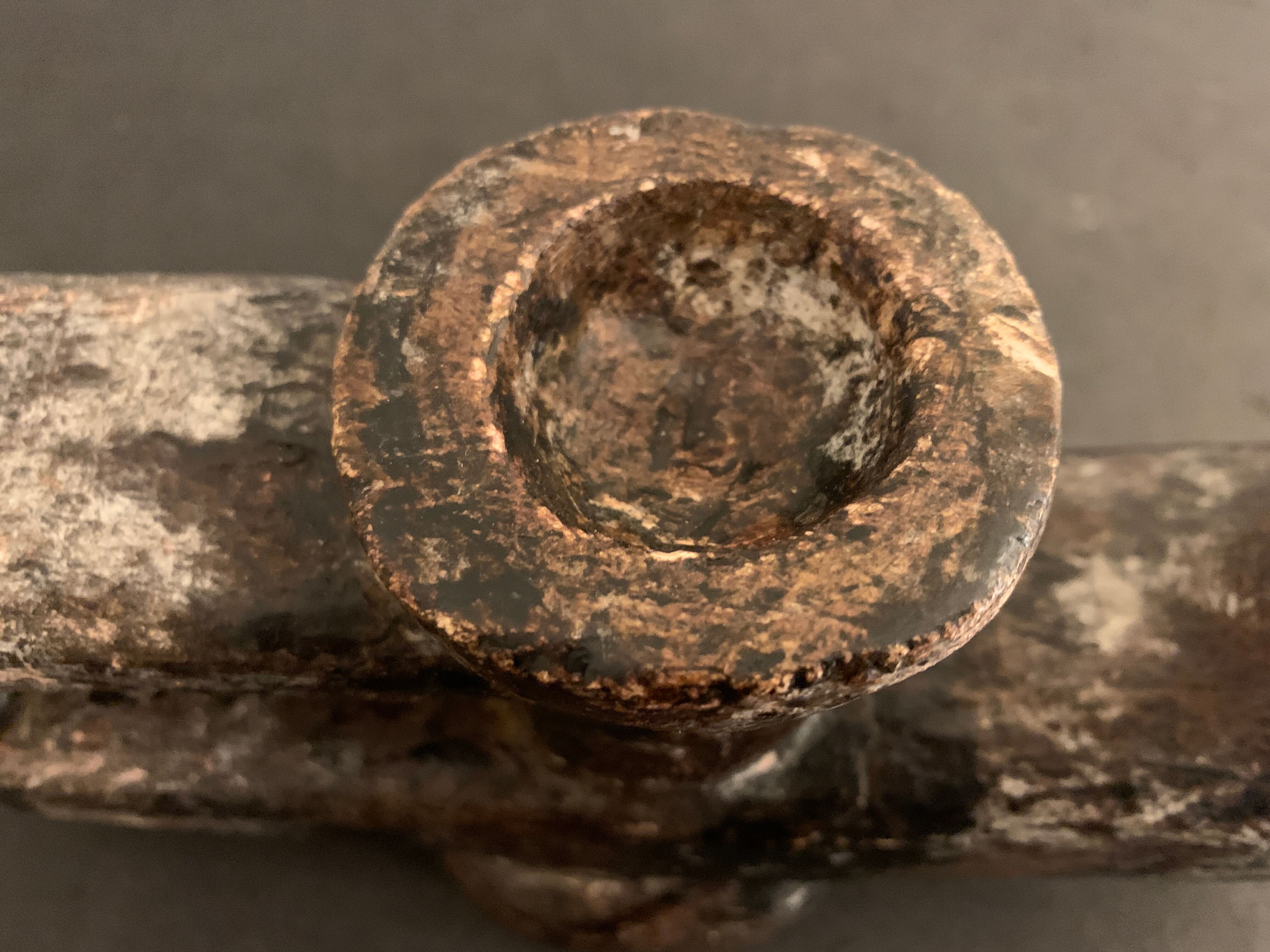 Brutalist ceramic candle holder