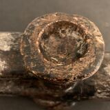 Brutalist ceramic candle holder