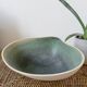 Large vintage shell in glazed ceramic