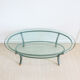 Vintage oval coffee table by Pierre Vandel, 1970s