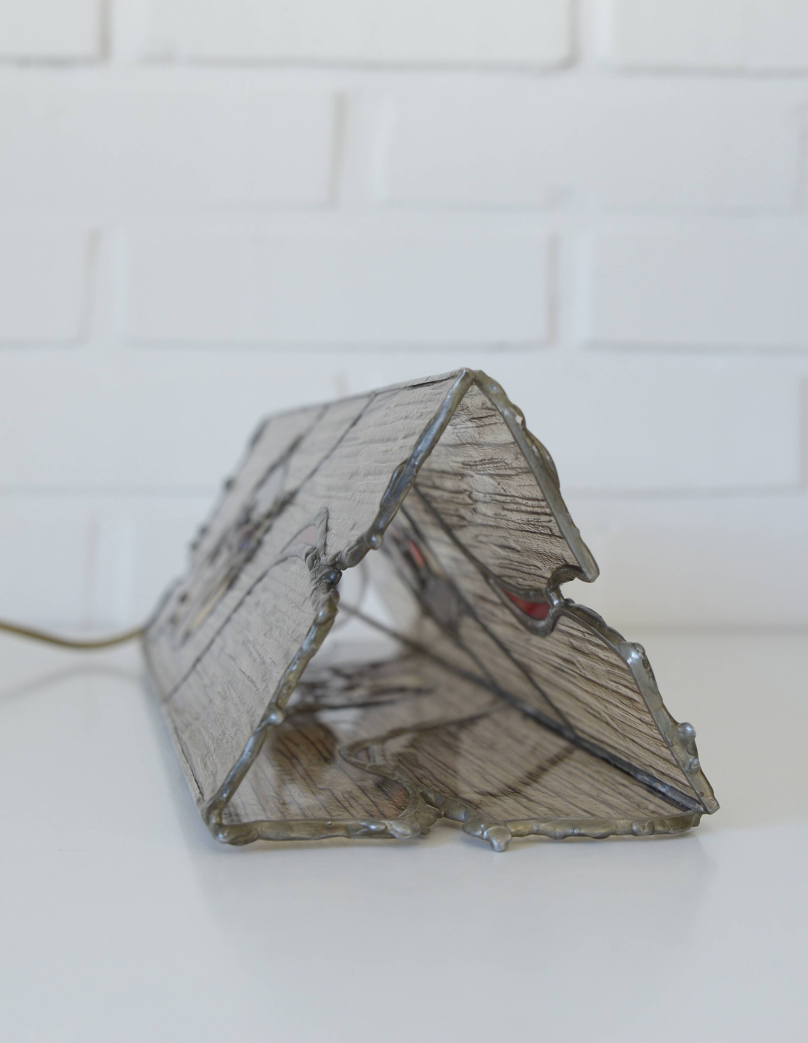 Vintage Bedside Tiffany Style Lighting Unique Lamp Vitrage Handmade Light