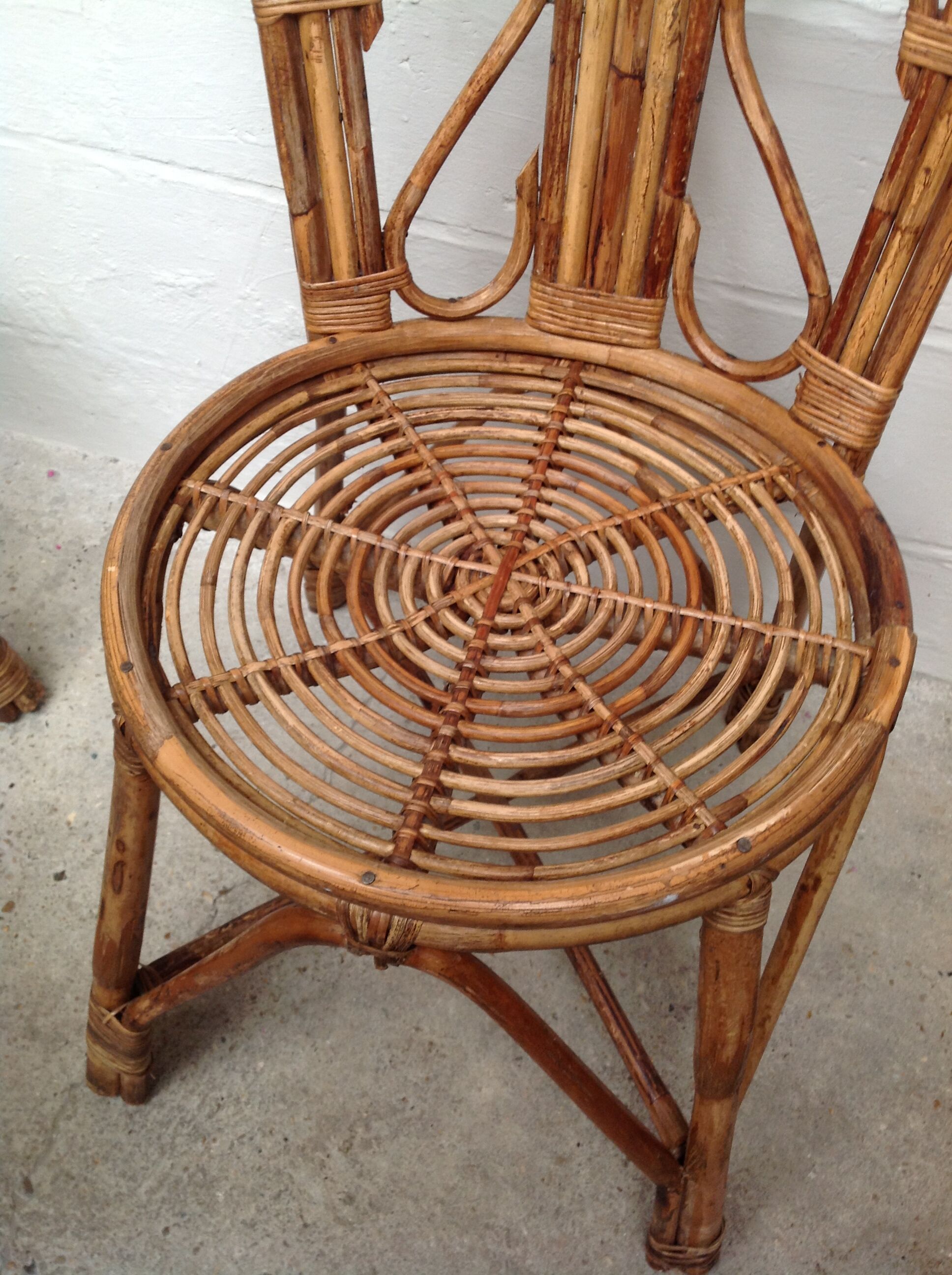 Vintage rattan chairs