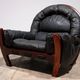 Luciano Frigerio "Rancero" Leather Lounge Chair - 1970s Italian Design