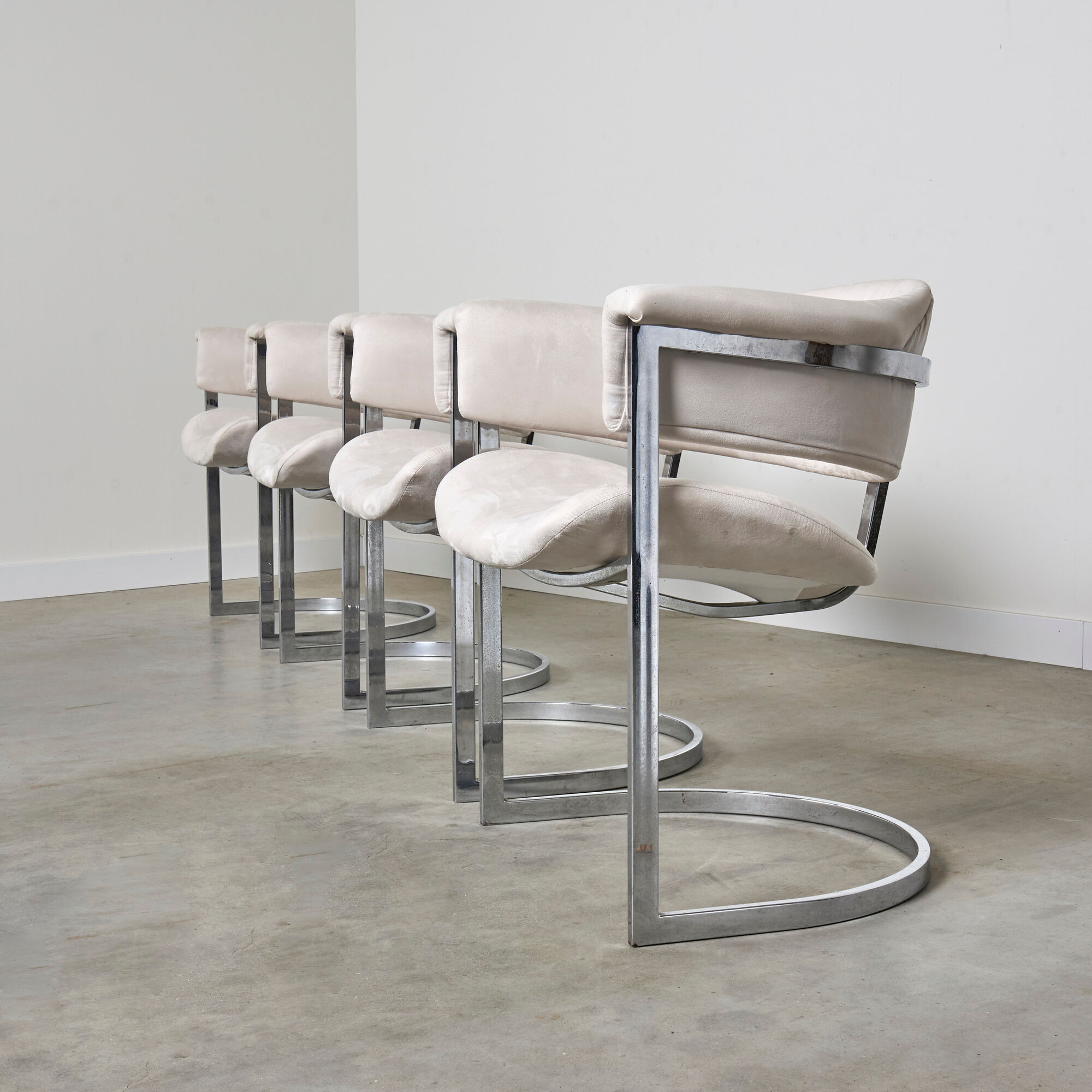 Set of 4 dining chairs by Vittorio Introini, Italy 1970s