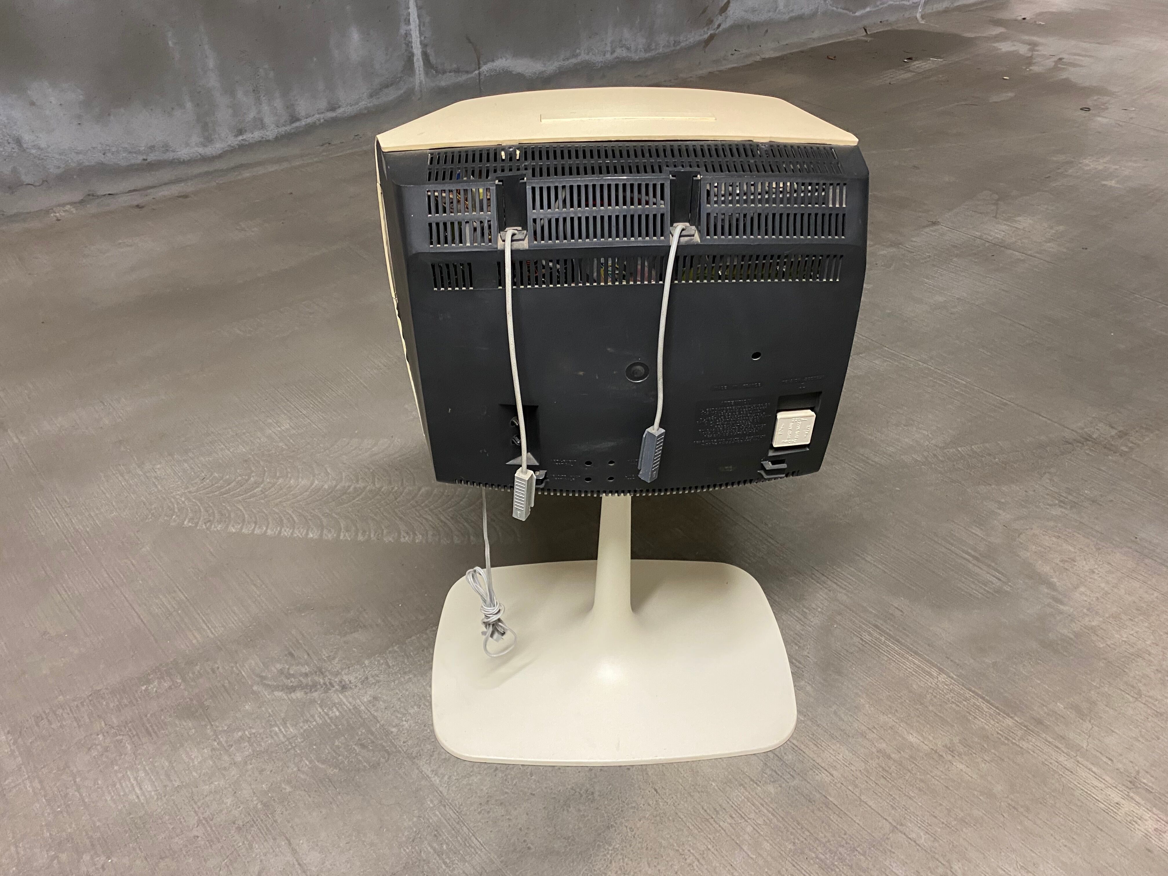 Former tv feet tulip space age circa 1970s