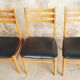 Set de 4 chaises scandinave vintage