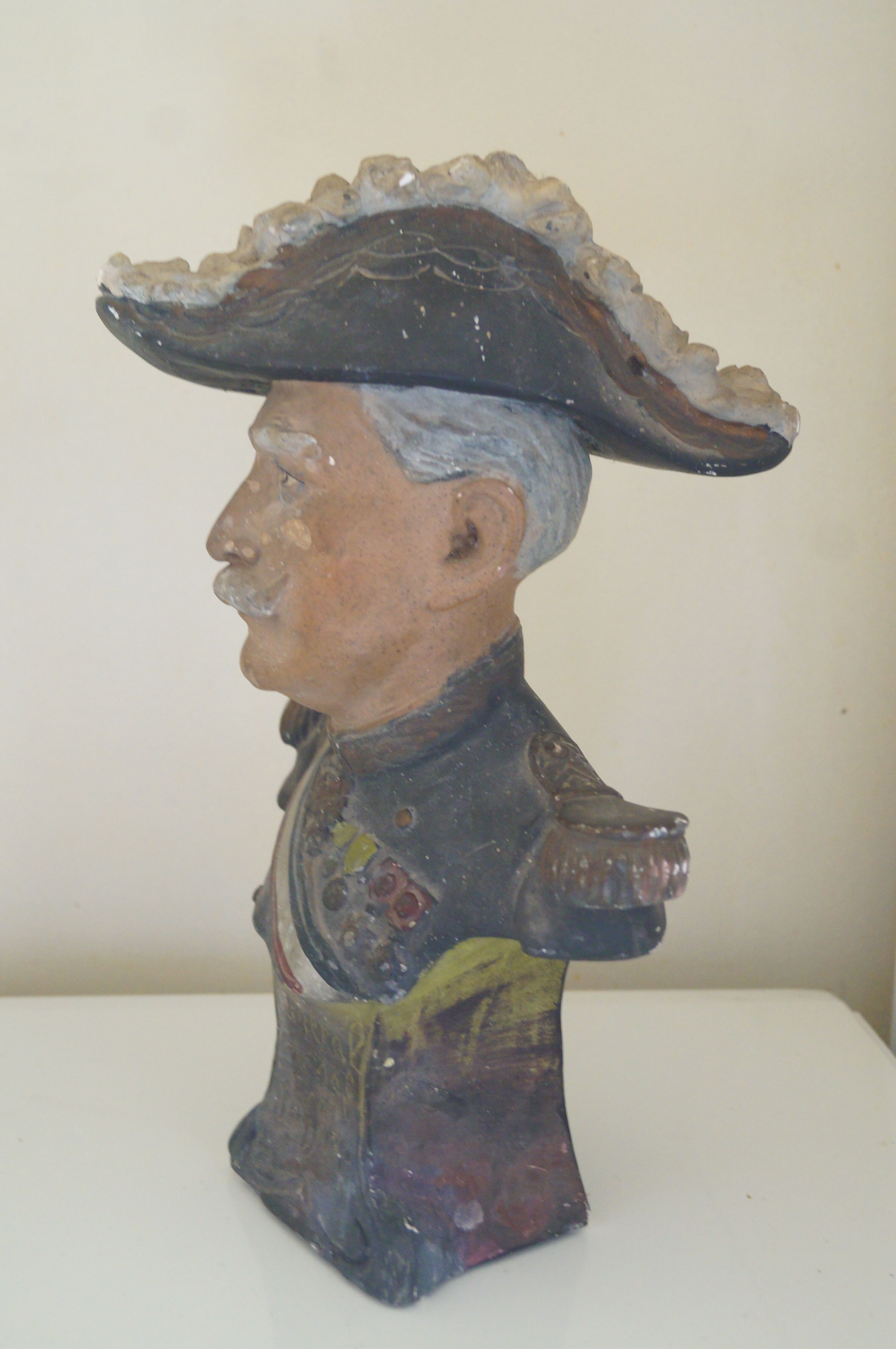 Plaster bust 1920 Joffre