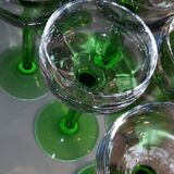 White wine glasses from Alsace