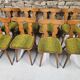 Lot  8 chaises bistrot 1970"