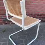 Cesca dining room chair designed by Marcel Breuer