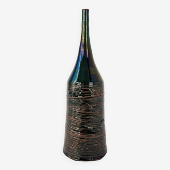 Ceramic soliflore vase from PACO, Belgium circa 1960