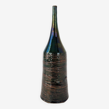 Vase soliflore en céramique de PACO, Belgique vers 1960