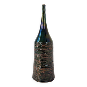 Ceramic soliflore vase from PACO, Belgium circa 1960