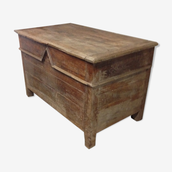 Very large old wooden chest