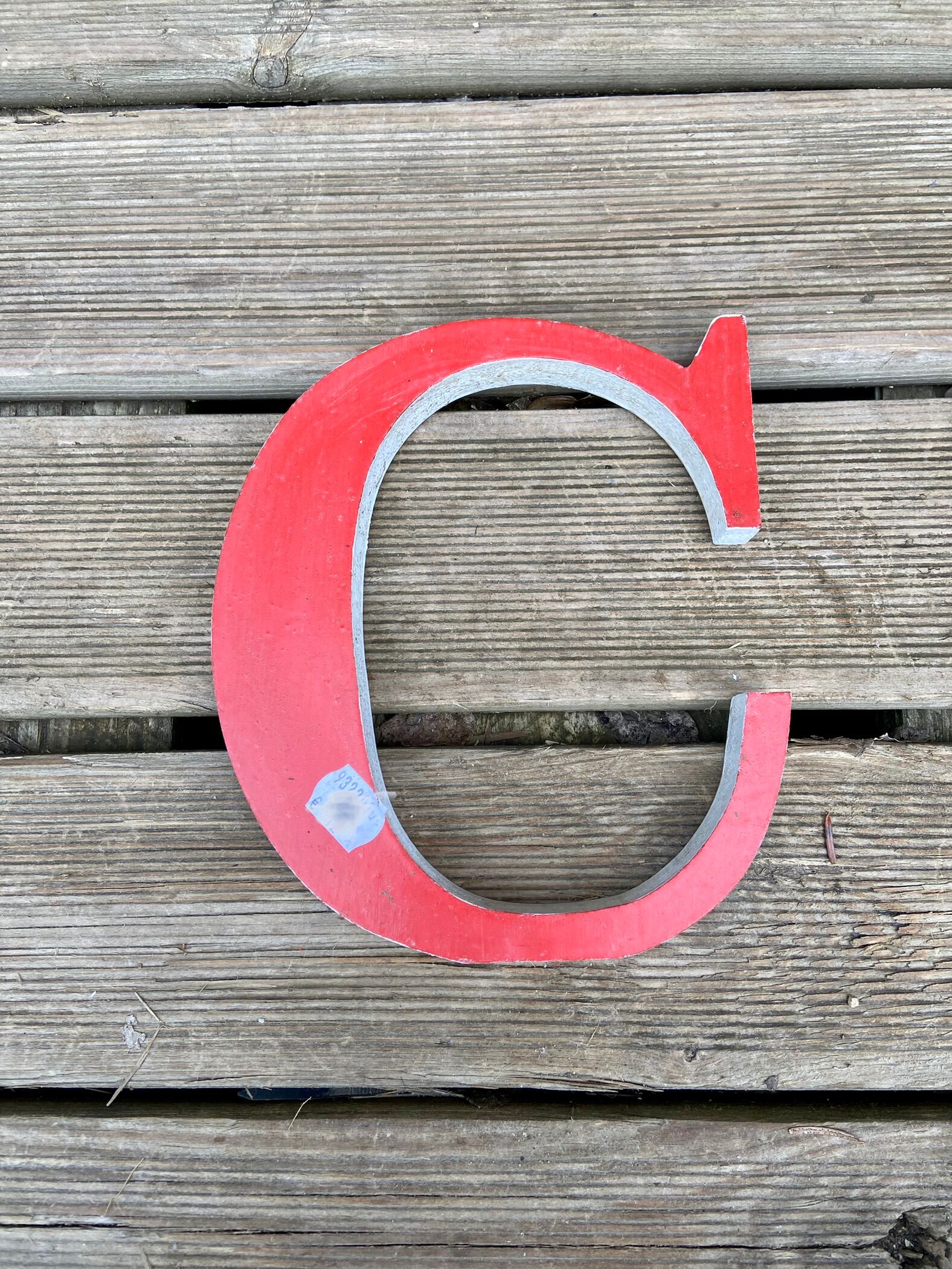 Letter of signage - c