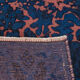 Hand-knotted persian vintage 1970s 190 cm x 275 cm blue wool carpet