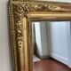 Antique mirror with gilding, late 19th century.