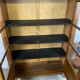 Antique oak library showcase