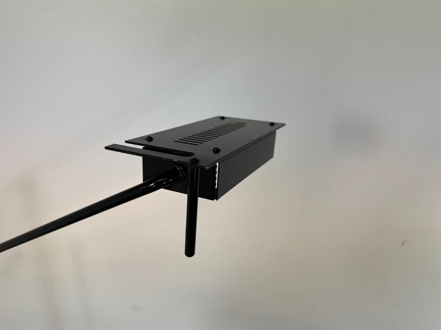 Iconic Black Samurai Floor Lamp by Shigeaki Asahari for Stilnovo, 1980