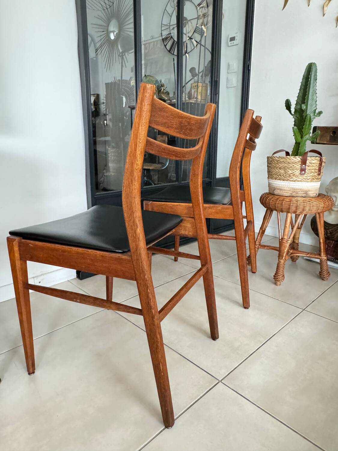 Chaises vintage style scandinave