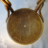 2 chairs n°14 - 1/2 by Kohn 1905, perforated wooden seats