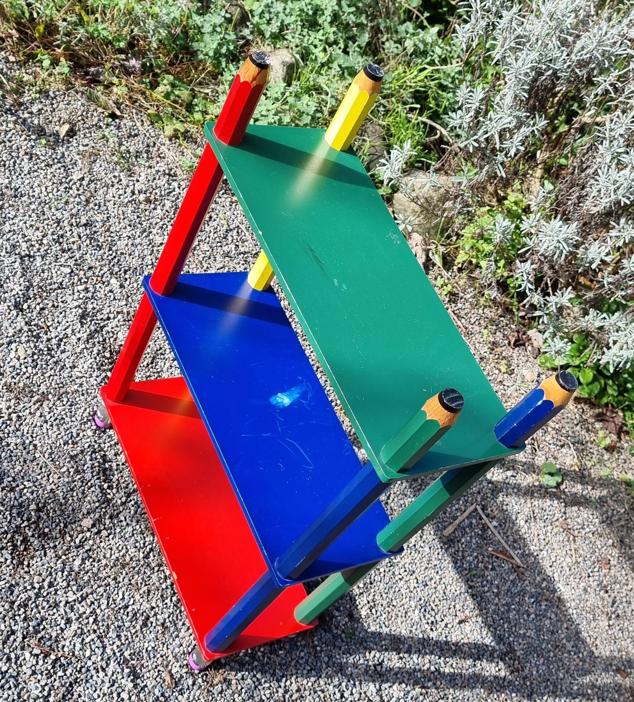 Étagère Crayon 3 étages Pour Enfant - Home Deco Kids - Bois - 77 Cm - Neuf