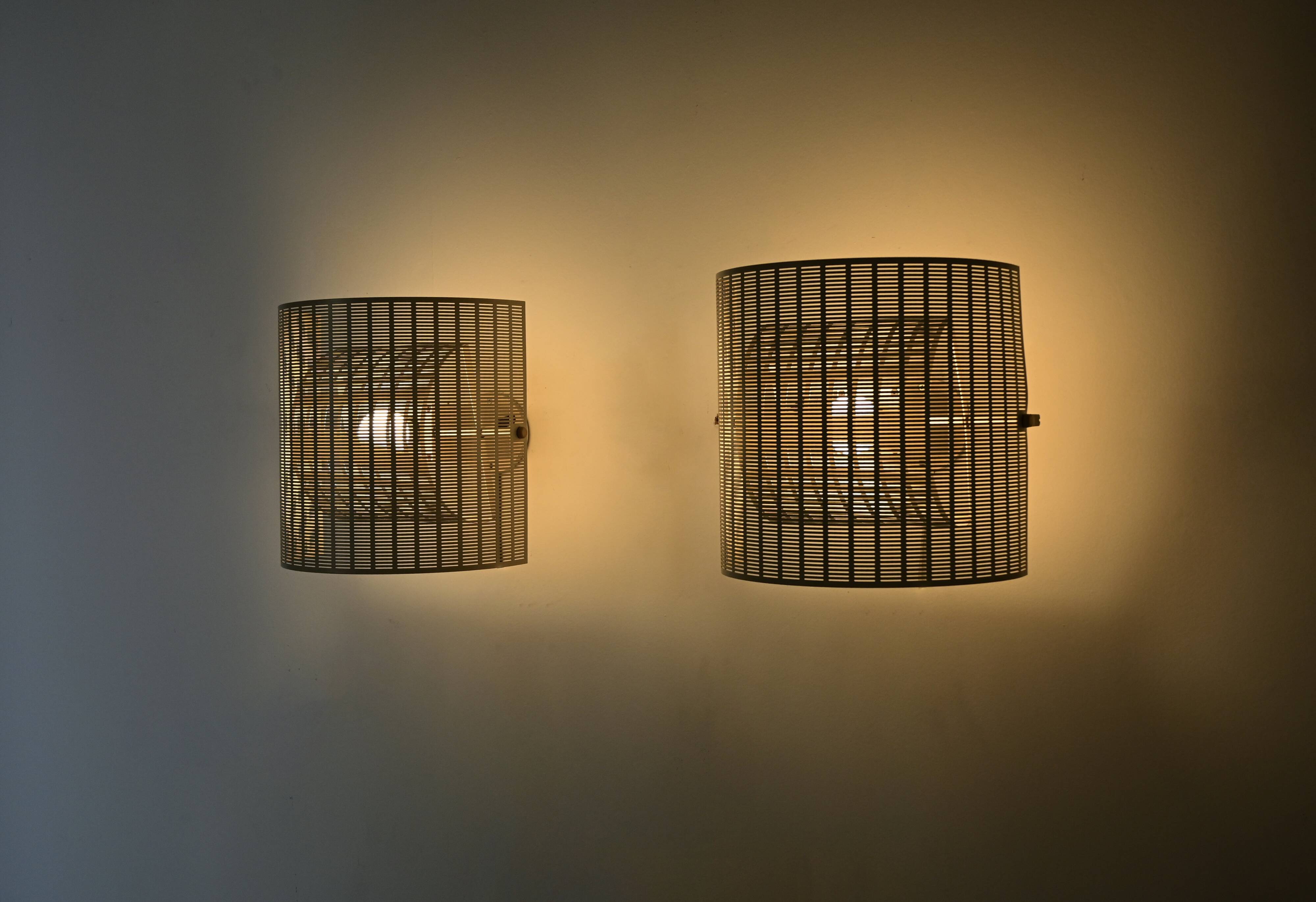 Pair of Shogun Wall Sconces by Mario Botta for Artemide, 1980
