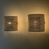 Pair of Shogun Wall Sconces by Mario Botta for Artemide, 1980